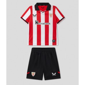 Athletic Bilbao Primera Equipación Niños 2025-26 Manga Corta (+ Pantalones cortos)